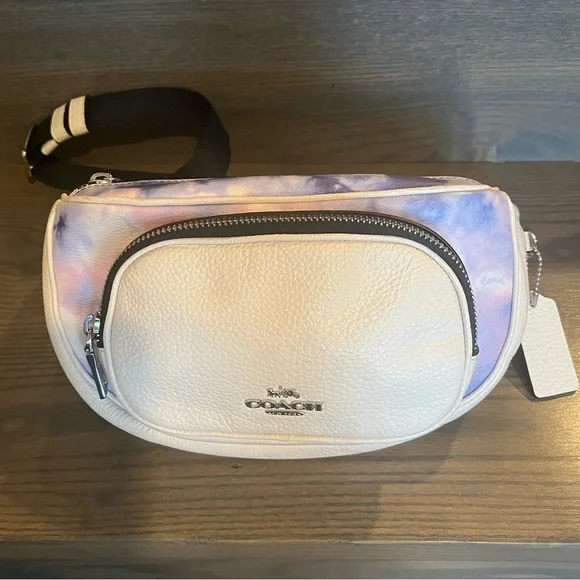 Coach Court Belt Bag with Tie Dye Print - Picture 1 of 17